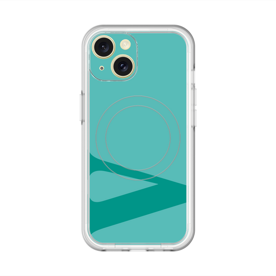 スリムプロテクションプレミアムケース with MagSafe［ オリジナル - initial color - V light green ］