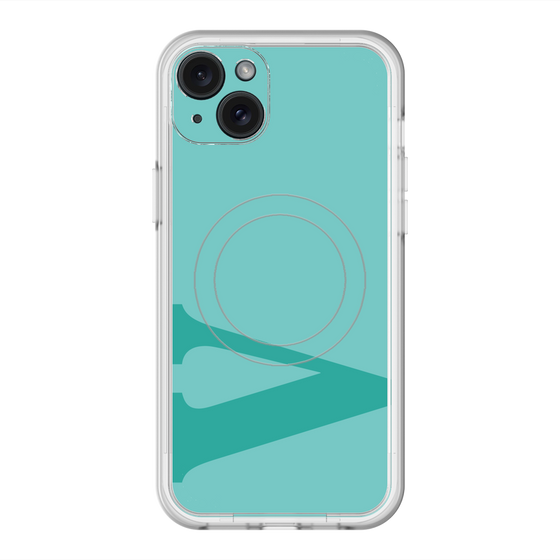 スリムプロテクションプレミアムケース with MagSafe［ オリジナル - initial color - V light green ］