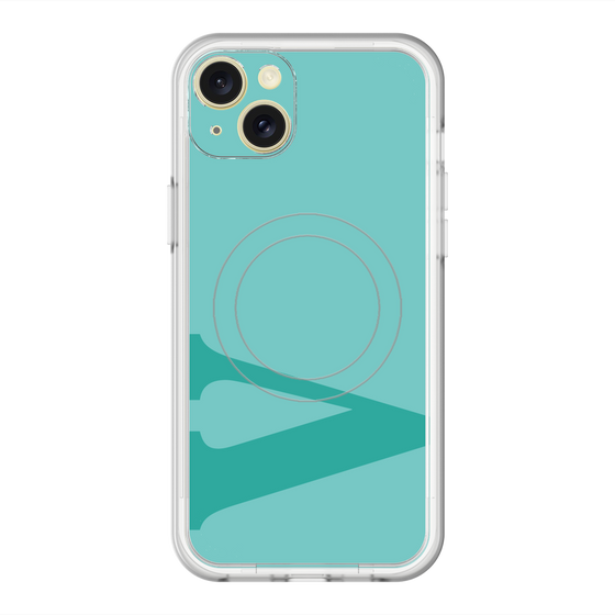 スリムプロテクションプレミアムケース with MagSafe［ オリジナル - initial color - V light green ］