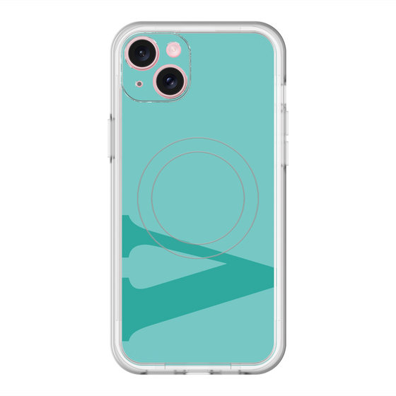 スリムプロテクションプレミアムケース with MagSafe［ オリジナル - initial color - V light green ］