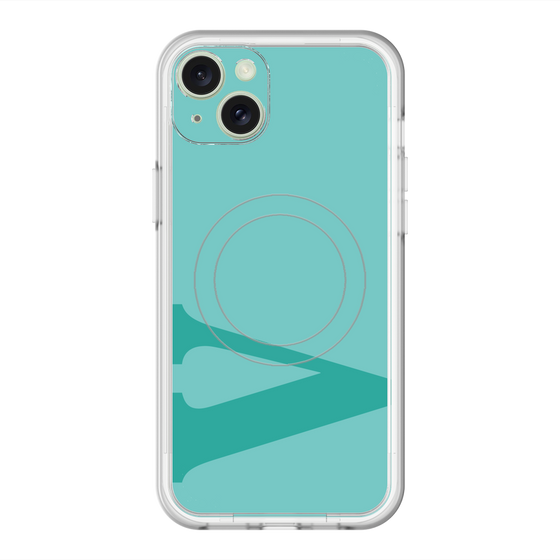 スリムプロテクションプレミアムケース with MagSafe［ オリジナル - initial color - V light green ］