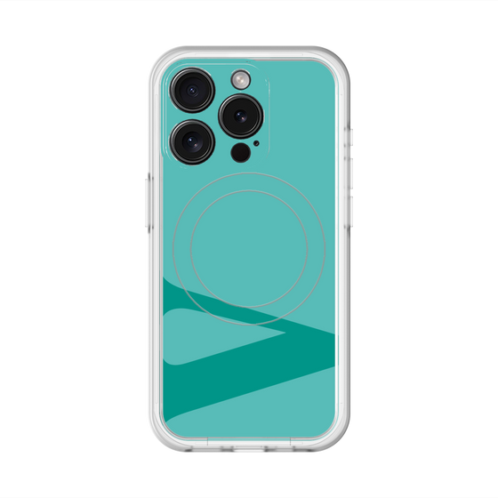 スリムプロテクションプレミアムケース with MagSafe［ オリジナル - initial color - V light green ］