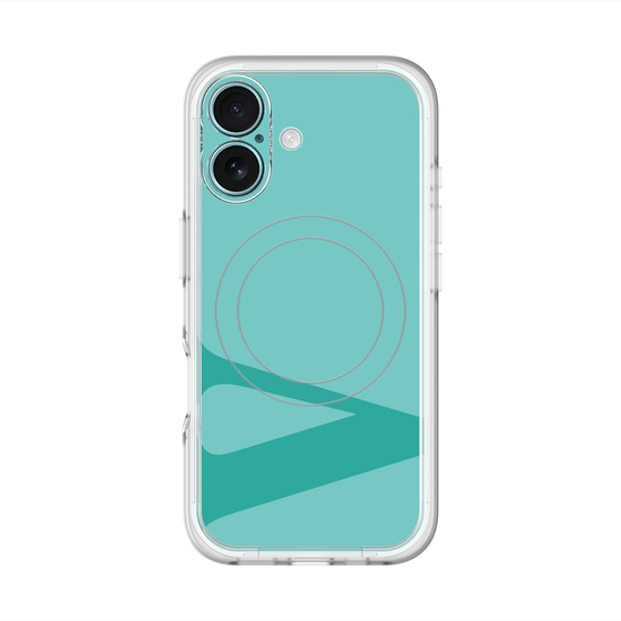 スリムプロテクションプレミアムケース with MagSafe［ オリジナル - initial color - V light green ］