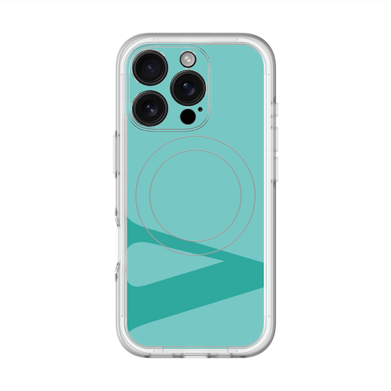スリムプロテクションプレミアムケース with MagSafe［ オリジナル - initial color - V light green ］