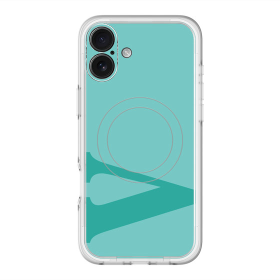 スリムプロテクションプレミアムケース with MagSafe［ オリジナル - initial color - V light green ］