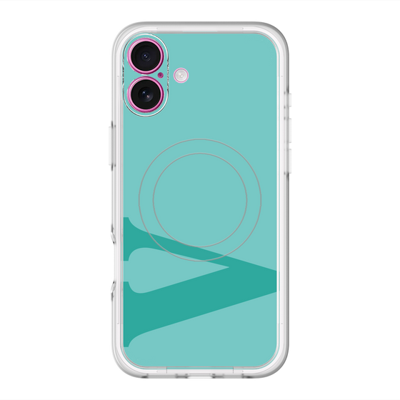 スリムプロテクションプレミアムケース with MagSafe［ オリジナル - initial color - V light green ］