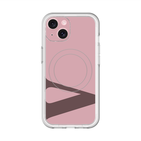 スリムプロテクションプレミアムケース with MagSafe［ オリジナル - initial color - V dusty pink ］