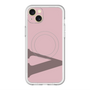 スリムプロテクションプレミアムケース with MagSafe［ オリジナル - initial color - V dusty pink ］