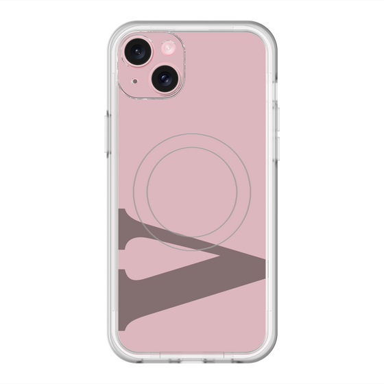 スリムプロテクションプレミアムケース with MagSafe［ オリジナル - initial color - V dusty pink ］