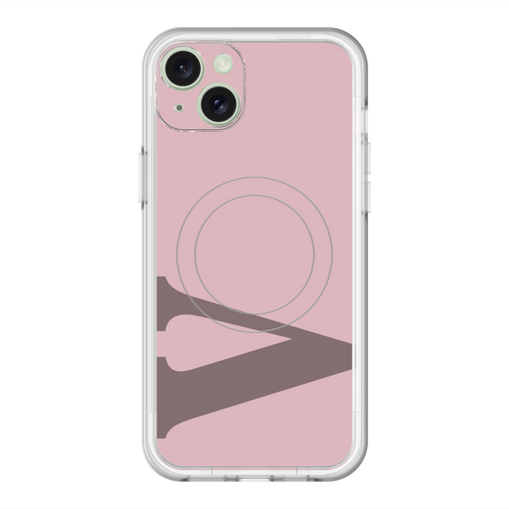 スリムプロテクションプレミアムケース with MagSafe［ オリジナル - initial color - V dusty pink ］