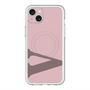 スリムプロテクションプレミアムケース with MagSafe［ オリジナル - initial color - V dusty pink ］