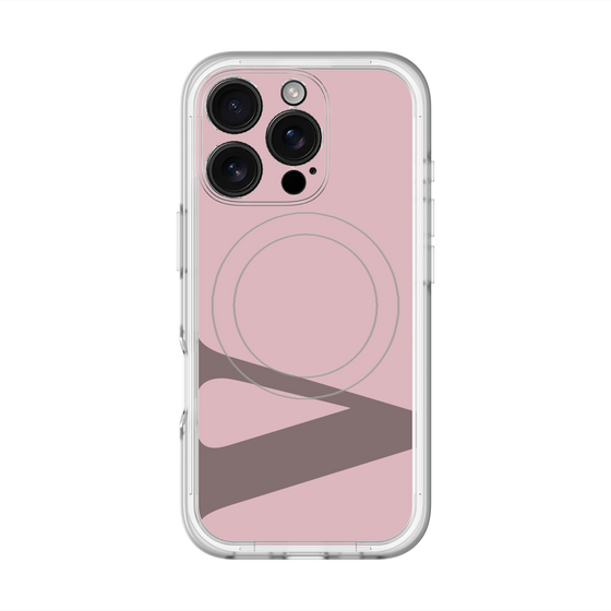 スリムプロテクションプレミアムケース with MagSafe［ オリジナル - initial color - V dusty pink ］