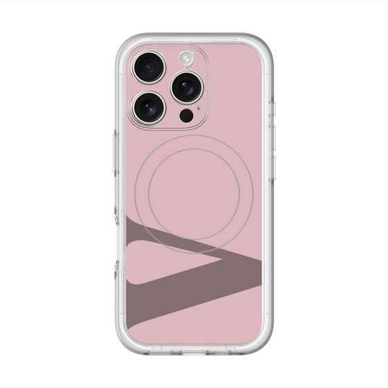 スリムプロテクションプレミアムケース with MagSafe［ オリジナル - initial color - V dusty pink ］