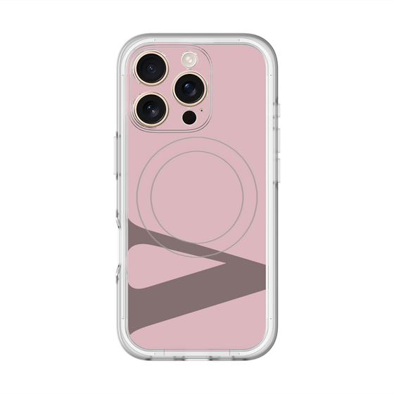 スリムプロテクションプレミアムケース with MagSafe［ オリジナル - initial color - V dusty pink ］