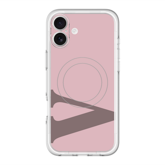 スリムプロテクションプレミアムケース with MagSafe［ オリジナル - initial color - V dusty pink ］