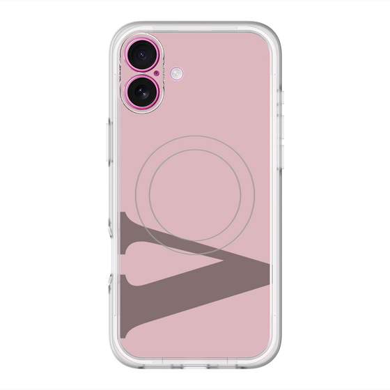 スリムプロテクションプレミアムケース with MagSafe［ オリジナル - initial color - V dusty pink ］