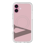スリムプロテクションプレミアムケース with MagSafe［ オリジナル - initial color - V dusty pink ］