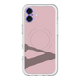 スリムプロテクションプレミアムケース with MagSafe［ オリジナル - initial color - V dusty pink ］