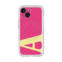 スリムプロテクションプレミアムケース with MagSafe［ オリジナル - initial color - A pink ］