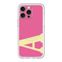 スリムプロテクションプレミアムケース with MagSafe［ オリジナル - initial color - A pink ］