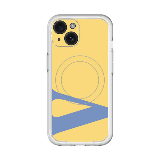 スリムプロテクションプレミアムケース with MagSafe［ オリジナル - initial color - V yellow ］