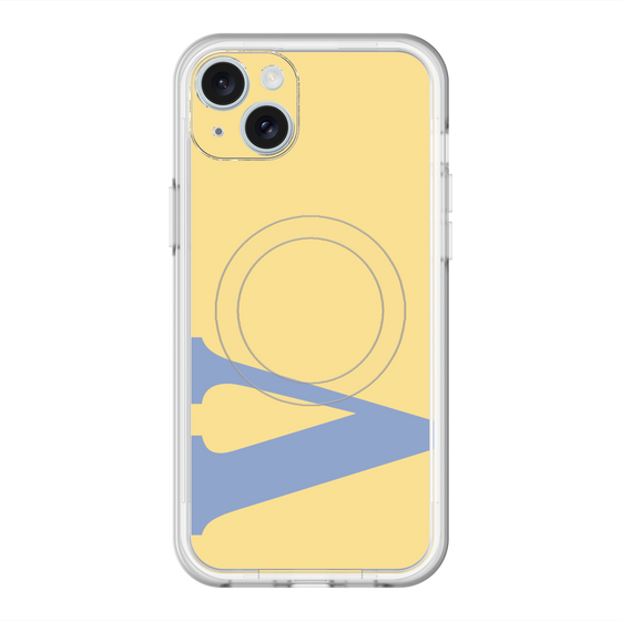 スリムプロテクションプレミアムケース with MagSafe［ オリジナル - initial color - V yellow ］