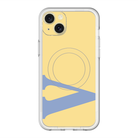 スリムプロテクションプレミアムケース with MagSafe［ オリジナル - initial color - V yellow ］