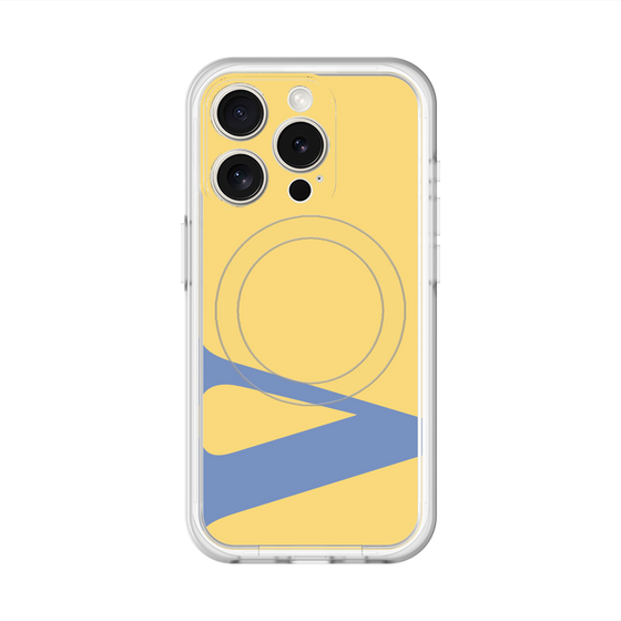スリムプロテクションプレミアムケース with MagSafe［ オリジナル - initial color - V yellow ］