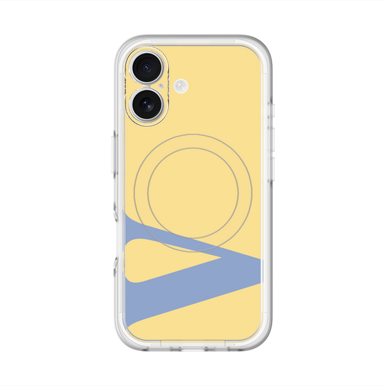スリムプロテクションプレミアムケース with MagSafe［ オリジナル - initial color - V yellow ］