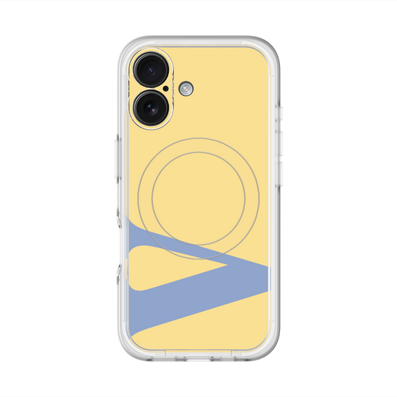スリムプロテクションプレミアムケース with MagSafe［ オリジナル - initial color - V yellow ］