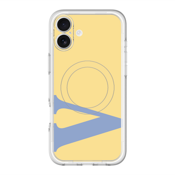スリムプロテクションプレミアムケース with MagSafe［ オリジナル - initial color - V yellow ］