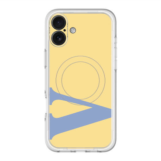 スリムプロテクションプレミアムケース with MagSafe［ オリジナル - initial color - V yellow ］