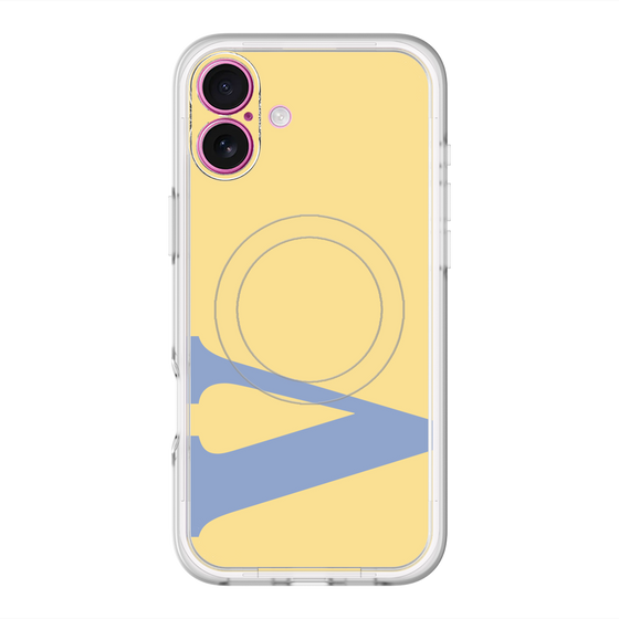 スリムプロテクションプレミアムケース with MagSafe［ オリジナル - initial color - V yellow ］