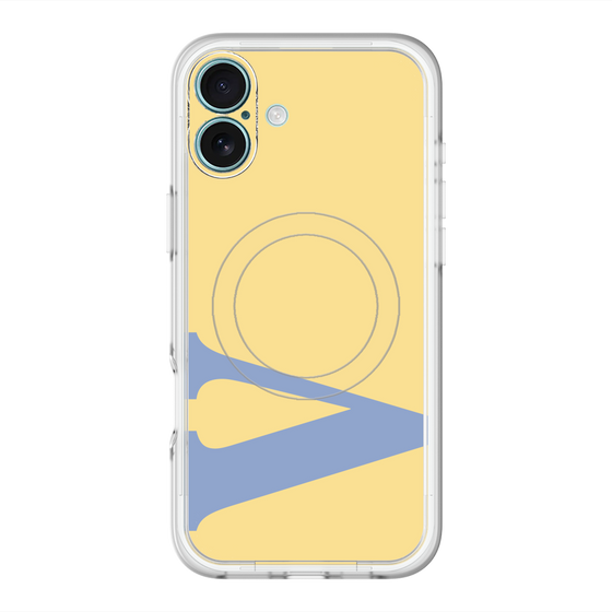 スリムプロテクションプレミアムケース with MagSafe［ オリジナル - initial color - V yellow ］