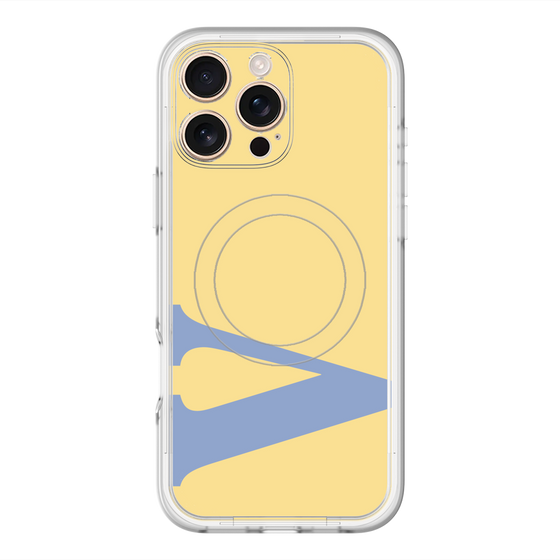 スリムプロテクションプレミアムケース with MagSafe［ オリジナル - initial color - V yellow ］