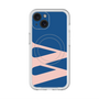 スリムプロテクションプレミアムケース with MagSafe［ オリジナル - initial color - W navy ］