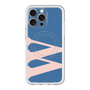 スリムプロテクションプレミアムケース with MagSafe［ オリジナル - initial color - W navy ］