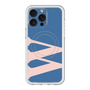 スリムプロテクションプレミアムケース with MagSafe［ オリジナル - initial color - W navy ］