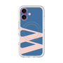スリムプロテクションプレミアムケース with MagSafe［ オリジナル - initial color - W navy ］