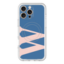 スリムプロテクションプレミアムケース with MagSafe［ オリジナル - initial color - W navy ］