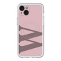 スリムプロテクションプレミアムケース with MagSafe［ オリジナル - initial color - W dusty pink ］