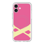 スリムプロテクションプレミアムケース with MagSafe［ オリジナル - initial color - X pink ］