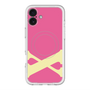 スリムプロテクションプレミアムケース with MagSafe［ オリジナル - initial color - X pink ］