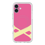 スリムプロテクションプレミアムケース with MagSafe［ オリジナル - initial color - X pink ］