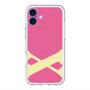 スリムプロテクションプレミアムケース with MagSafe［ オリジナル - initial color - X pink ］