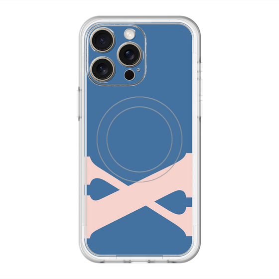 スリムプロテクションプレミアムケース with MagSafe［ オリジナル - initial color - X navy ］
