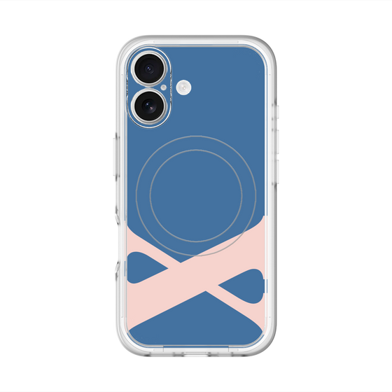スリムプロテクションプレミアムケース with MagSafe［ オリジナル - initial color - X navy ］