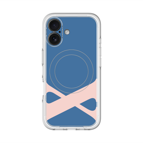 スリムプロテクションプレミアムケース with MagSafe［ オリジナル - initial color - X navy ］