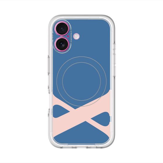 スリムプロテクションプレミアムケース with MagSafe［ オリジナル - initial color - X navy ］