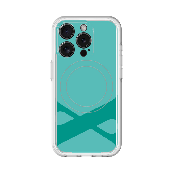 スリムプロテクションプレミアムケース with MagSafe［ オリジナル - initial color - X light green ］